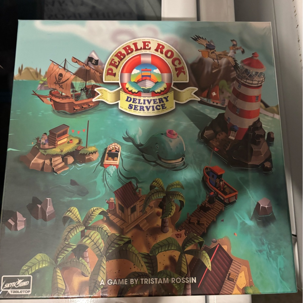 BNIB Pebble Rock Delivery Service Board Game